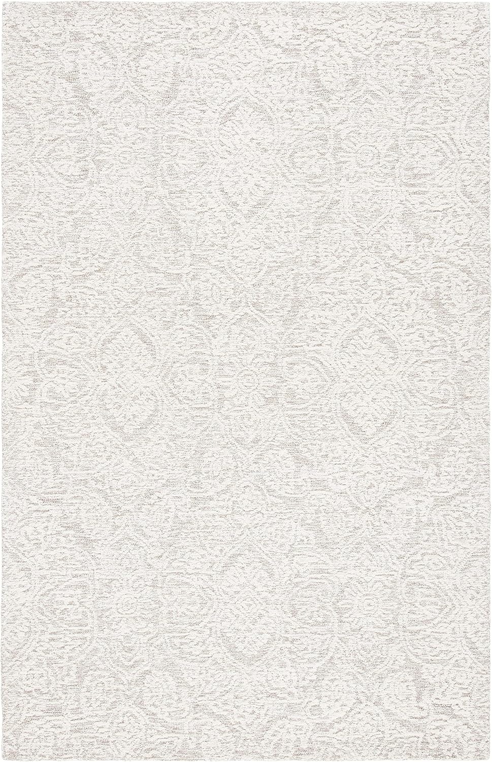 image:imageSAFAVIEH Area Rug 8x10 Metro Collection Large Natural amp Ivory Handmade Wool Ideal for Living Room Bedroom Dining Space MET998ANaturalIvory