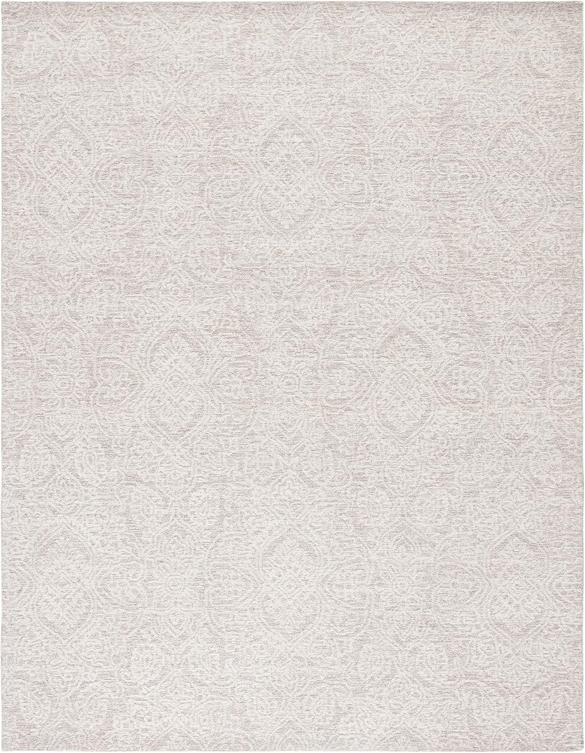 image:imageSAFAVIEH Area Rug 8x10 Metro Collection Large Natural amp Ivory Handmade Wool Ideal for Living Room Bedroom Dining Space MET998ANaturalIvory