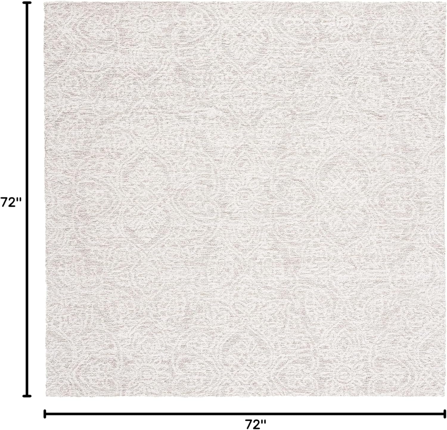 image:imageSAFAVIEH Area Rug 8x10 Metro Collection Large Natural amp Ivory Handmade Wool Ideal for Living Room Bedroom Dining Space MET998ANaturalIvory