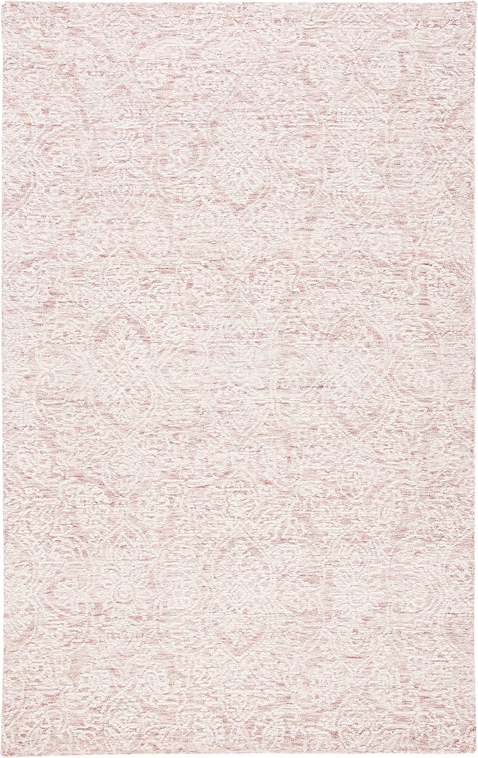 image:imageSAFAVIEH Area Rug 8x10 Metro Collection Large Natural amp Ivory Handmade Wool Ideal for Living Room Bedroom Dining Space MET998APinkIvory