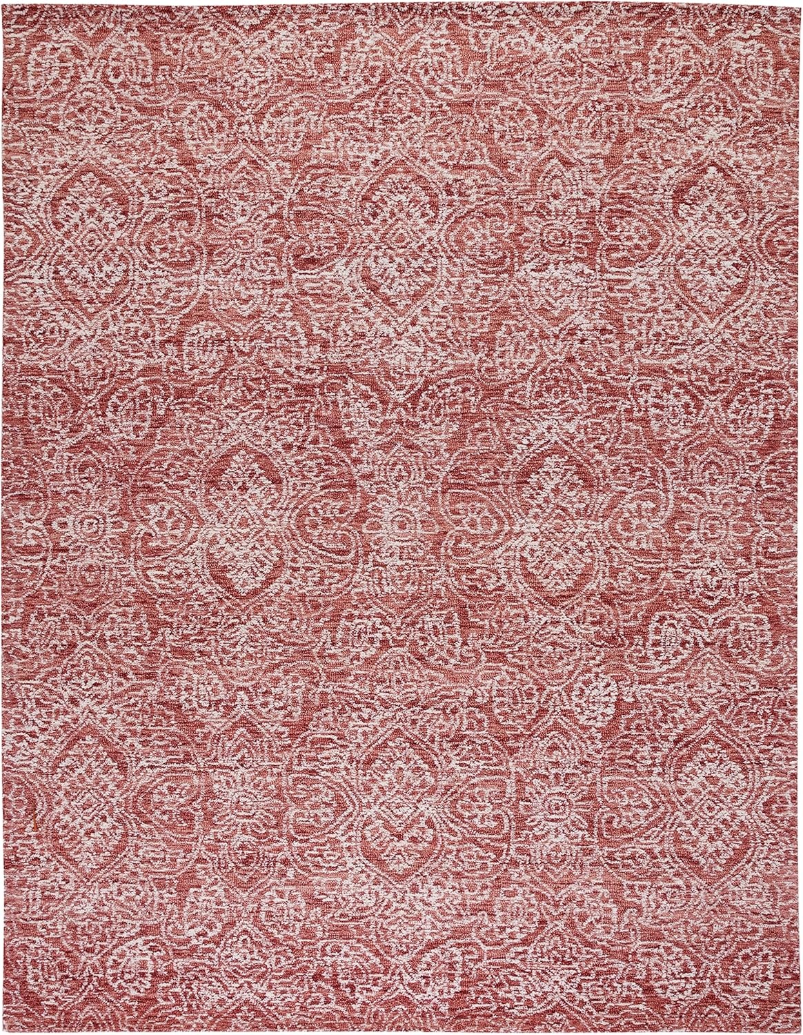 image:imageSAFAVIEH Area Rug 8x10 Metro Collection Large Natural amp Ivory Handmade Wool Ideal for Living Room Bedroom Dining Space MET998APinkIvory