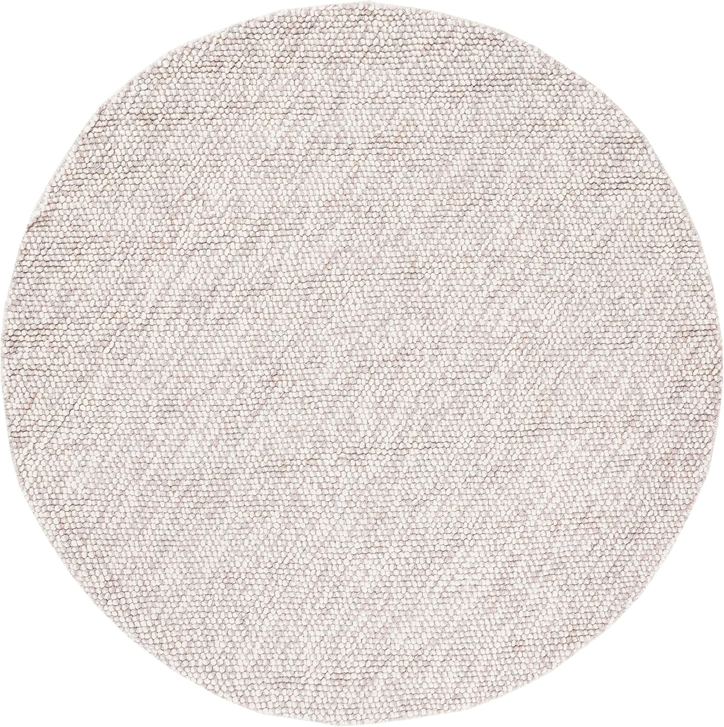 image:imageSAFAVIEH Area Rug 8x10 Natura Collection Large Grey amp Ivory Handmade Wool Ideal for Living Room Bedroom Dining Space NAT182FBeigeIvory