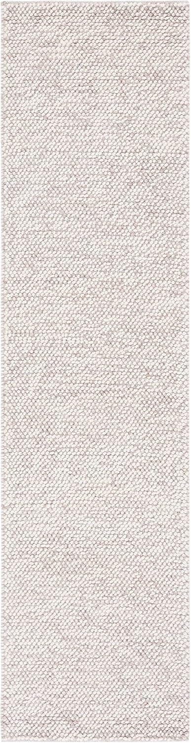 image:imageSAFAVIEH Area Rug 8x10 Natura Collection Large Grey amp Ivory Handmade Wool Ideal for Living Room Bedroom Dining Space NAT182FBeigeIvory