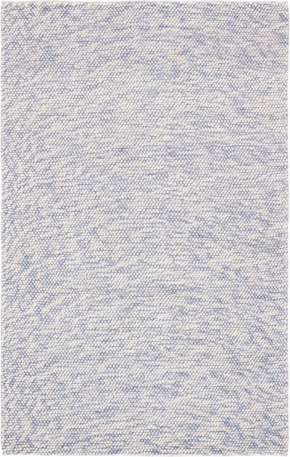 image:imageSAFAVIEH Area Rug 8x10 Natura Collection Large Grey amp Ivory Handmade Wool Ideal for Living Room Bedroom Dining Space NAT182FBlueIvory