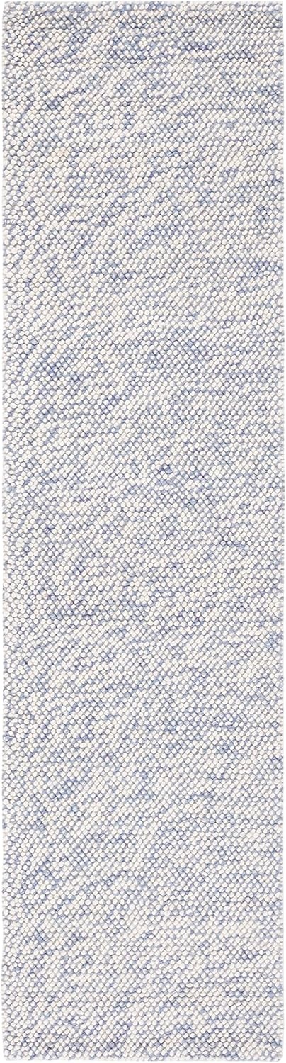 image:imageSAFAVIEH Area Rug 8x10 Natura Collection Large Grey amp Ivory Handmade Wool Ideal for Living Room Bedroom Dining Space NAT182FBlueIvory