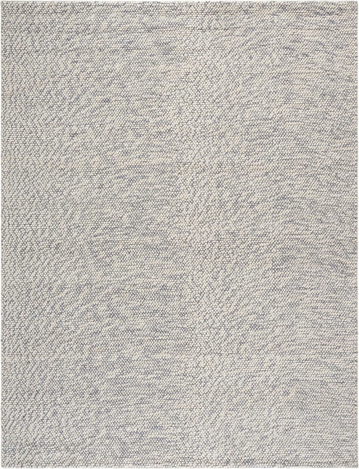 image:imageSAFAVIEH Area Rug 8x10 Natura Collection Large Grey amp Ivory Handmade Wool Ideal for Living Room Bedroom Dining Space NAT182FBlueIvory