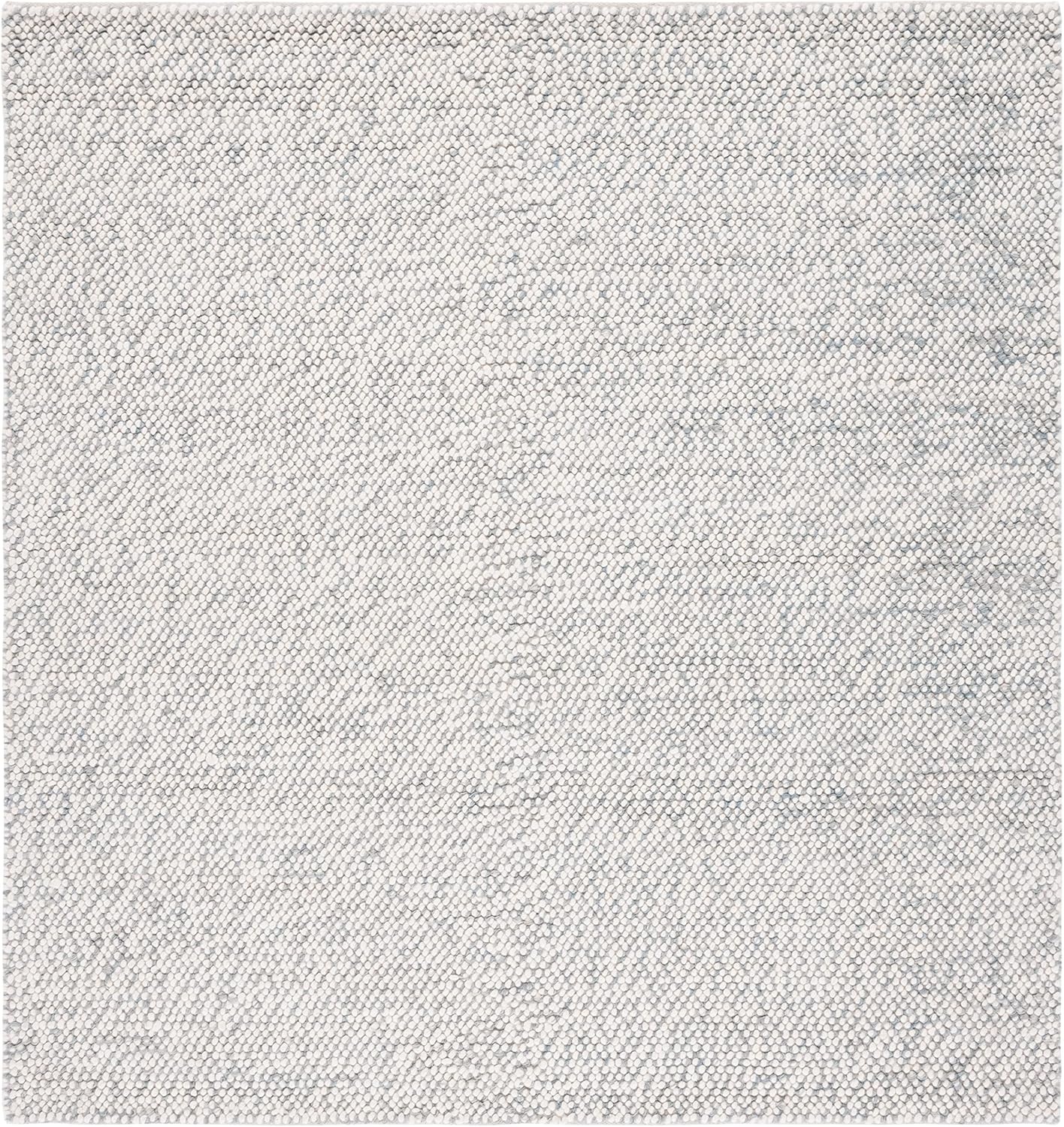 image:imageSAFAVIEH Area Rug 8x10 Natura Collection Large Grey amp Ivory Handmade Wool Ideal for Living Room Bedroom Dining Space NAT182FGreyIvory
