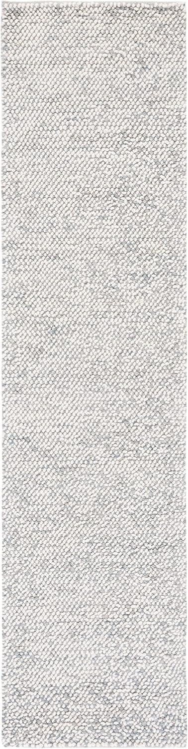 image:imageSAFAVIEH Area Rug 8x10 Natura Collection Large Grey amp Ivory Handmade Wool Ideal for Living Room Bedroom Dining Space NAT182FGreyIvory