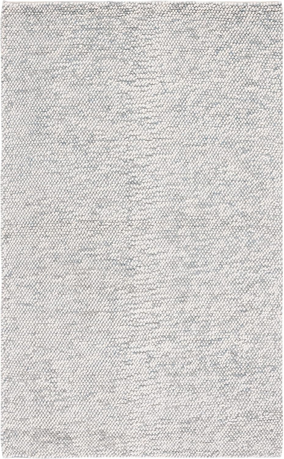 image:imageSAFAVIEH Area Rug 8x10 Natura Collection Large Grey amp Ivory Handmade Wool Ideal for Living Room Bedroom Dining Space NAT182FGreyIvory