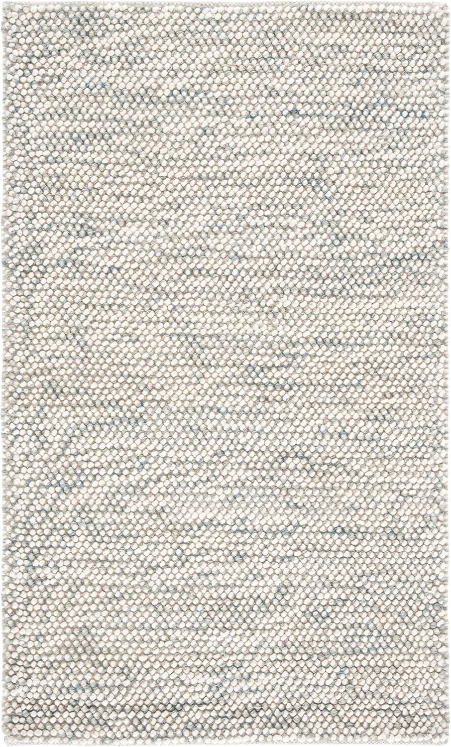 image:imageSAFAVIEH Area Rug 8x10 Natura Collection Large Grey amp Ivory Handmade Wool Ideal for Living Room Bedroom Dining Space NAT182FGreyIvory