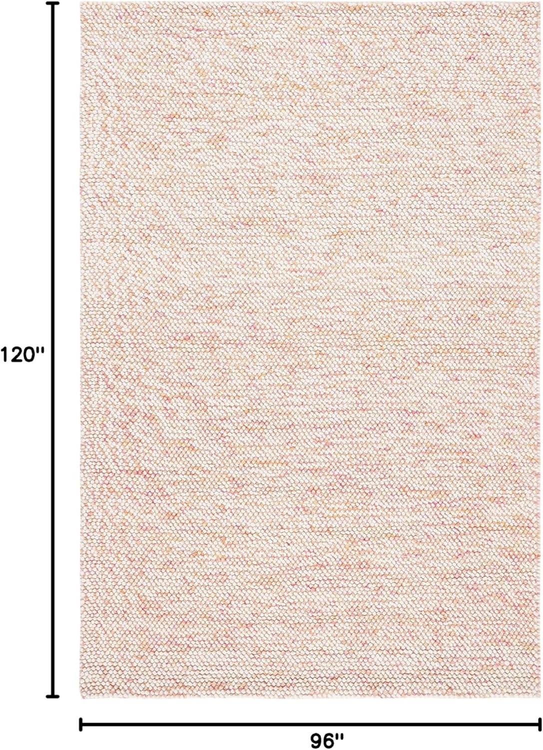image:imageSAFAVIEH Area Rug 8x10 Natura Collection Large Grey amp Ivory Handmade Wool Ideal for Living Room Bedroom Dining Space NAT182FRedIvory