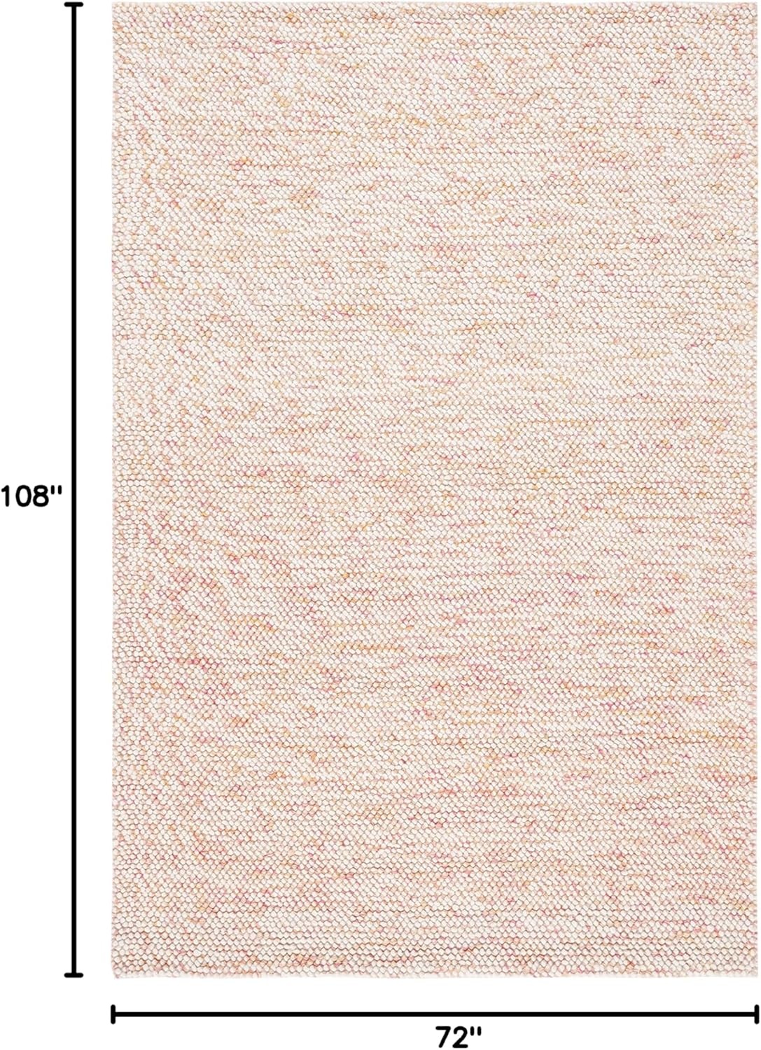image:imageSAFAVIEH Area Rug 8x10 Natura Collection Large Grey amp Ivory Handmade Wool Ideal for Living Room Bedroom Dining Space NAT182FRedIvory