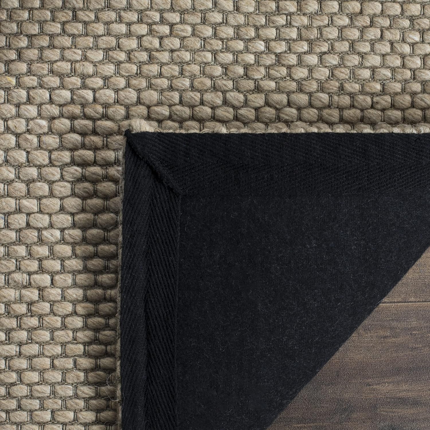 image:imageSAFAVIEH Area Rug 8x10 Natura Collection Large Ivory Handmade Wool Ideal for Living Room Bedroom Dining Space NAT801ABeige