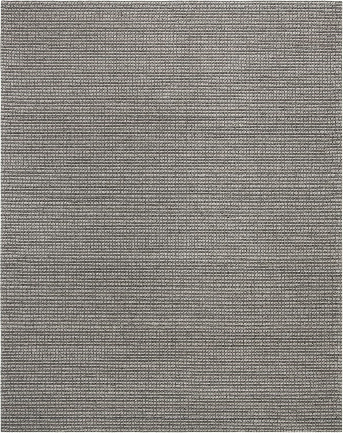 image:imageSAFAVIEH Area Rug 8x10 Natura Collection Large Ivory Handmade Wool Ideal for Living Room Bedroom Dining Space NAT801ADark Grey