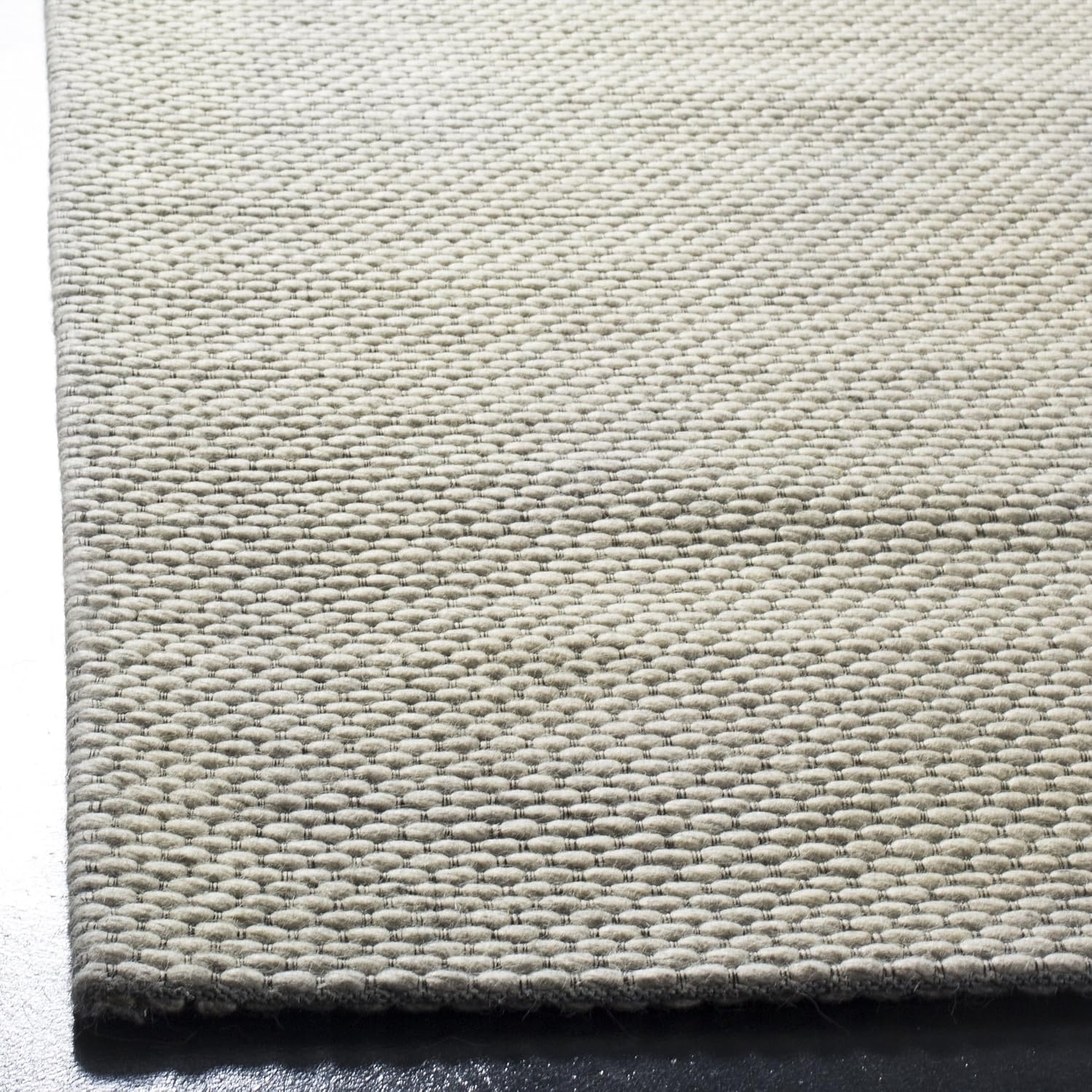 image:imageSAFAVIEH Area Rug 8x10 Natura Collection Large Ivory Handmade Wool Ideal for Living Room Bedroom Dining Space NAT801AGrey
