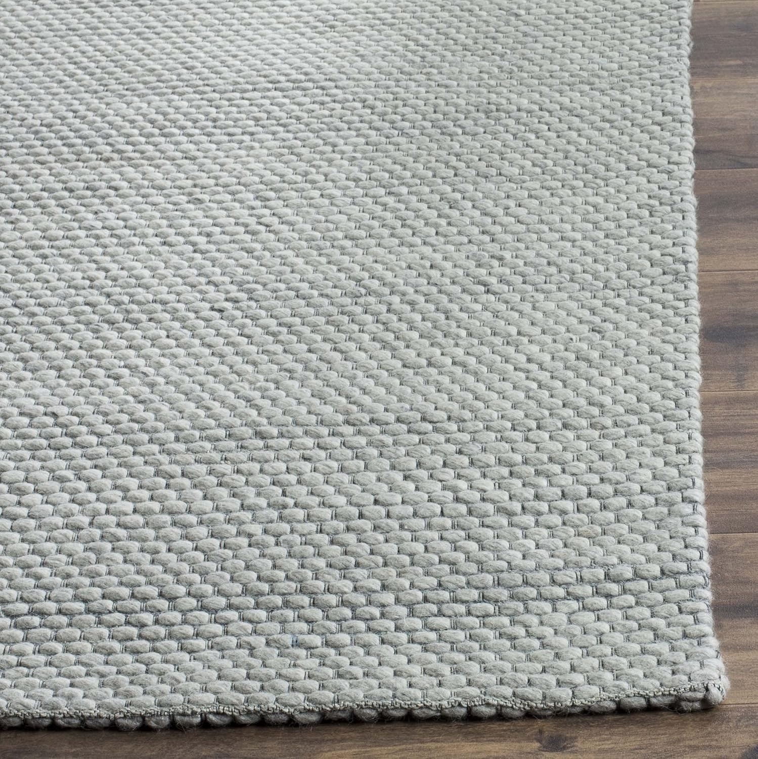 image:imageSAFAVIEH Area Rug 8x10 Natura Collection Large Ivory Handmade Wool Ideal for Living Room Bedroom Dining Space NAT801AGrey