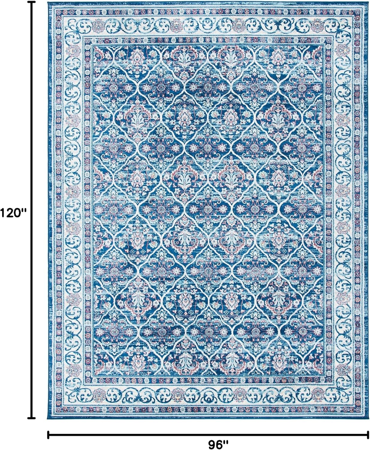 image:imageSAFAVIEH Area Rug 8x10 Natura Collection Large Ivory Handmade Wool Ideal for Living Room Bedroom Dining Space NAT801AGreyBlack