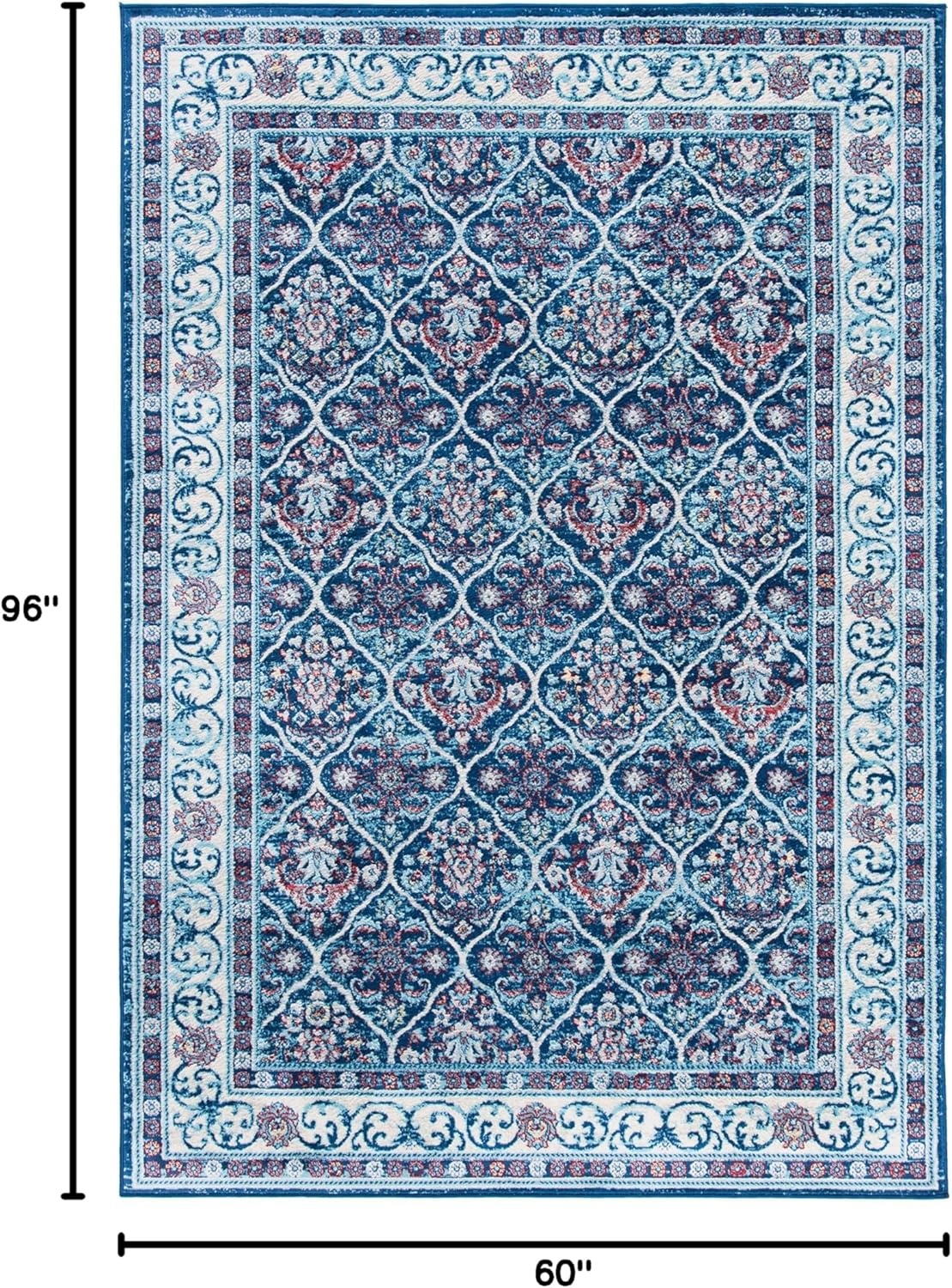 image:imageSAFAVIEH Area Rug 8x10 Natura Collection Large Ivory Handmade Wool Ideal for Living Room Bedroom Dining Space NAT801AGreyBlack