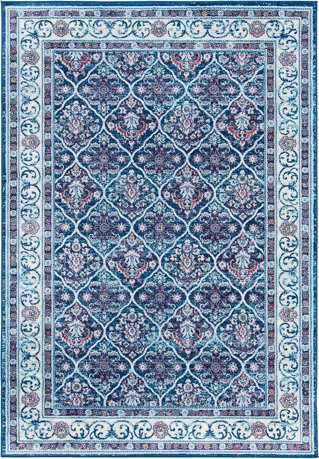 image:imageSAFAVIEH Area Rug 8x10 Natura Collection Large Ivory Handmade Wool Ideal for Living Room Bedroom Dining Space NAT801AGreyBlack