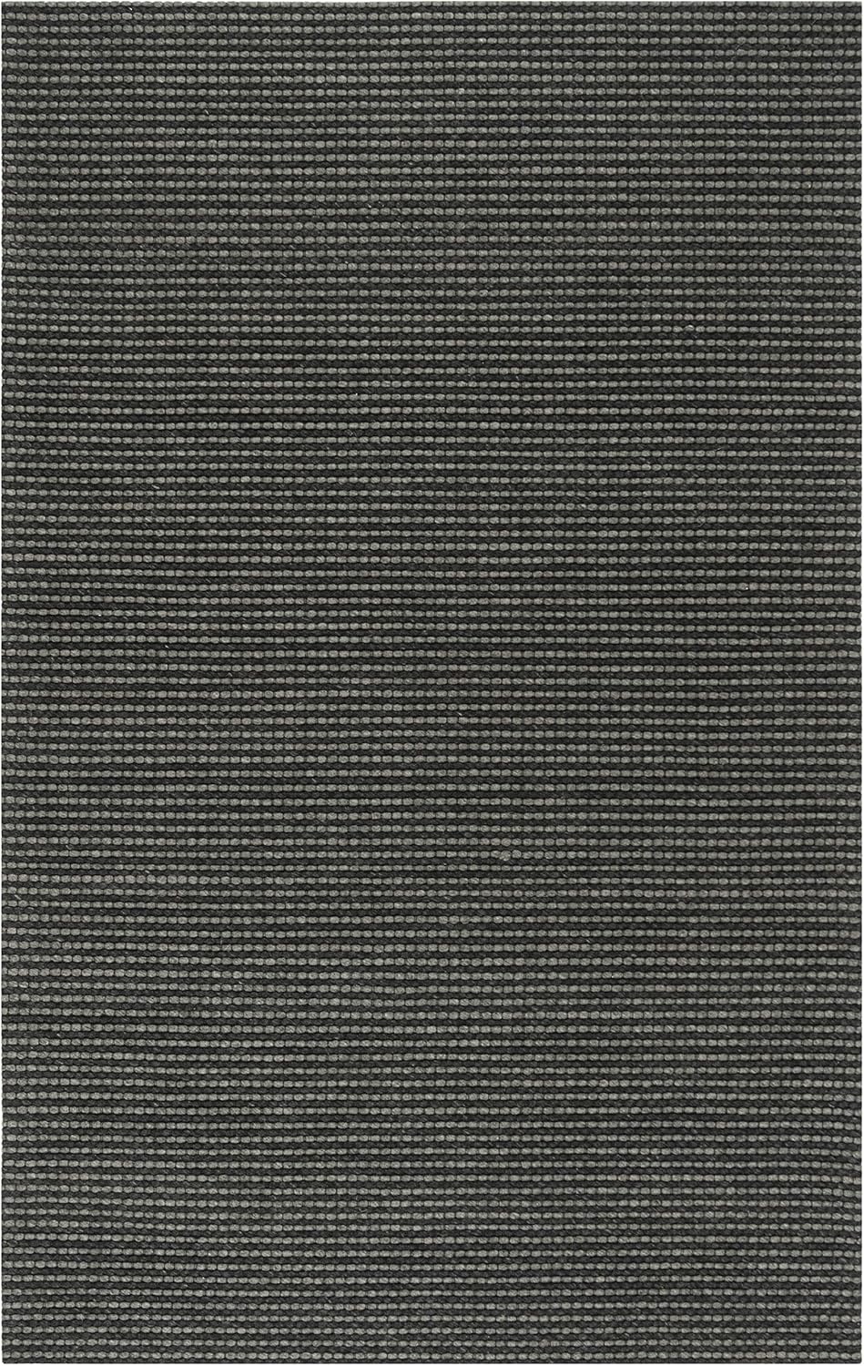 image:imageSAFAVIEH Area Rug 8x10 Natura Collection Large Ivory Handmade Wool Ideal for Living Room Bedroom Dining Space NAT801AGreyBlack