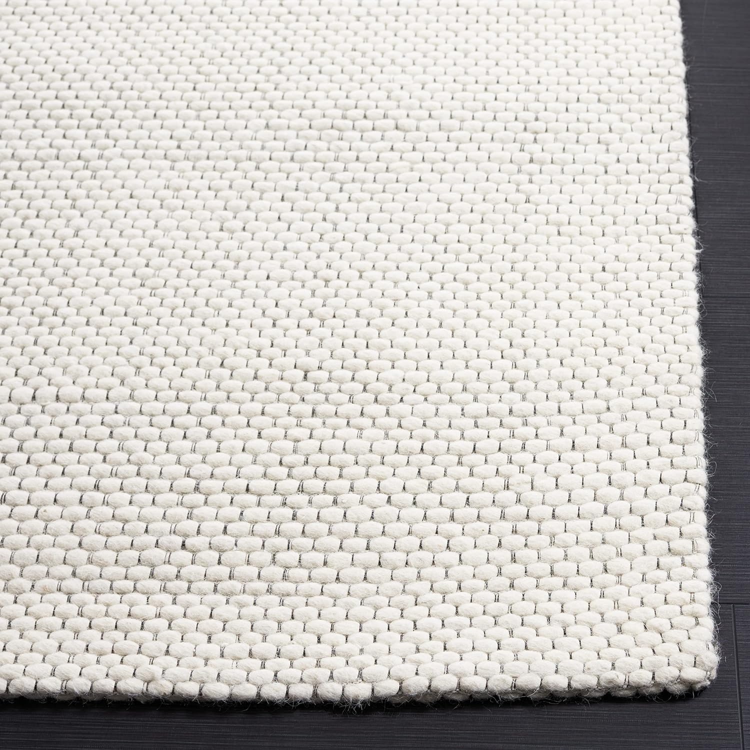 image:imageSAFAVIEH Area Rug 8x10 Natura Collection Large Ivory Handmade Wool Ideal for Living Room Bedroom Dining Space NAT801AIvory