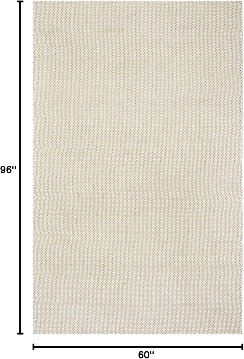 image:imageSAFAVIEH Area Rug 8x10 Natura Collection Large Ivory Handmade Wool Ideal for Living Room Bedroom Dining Space NAT801AIvory