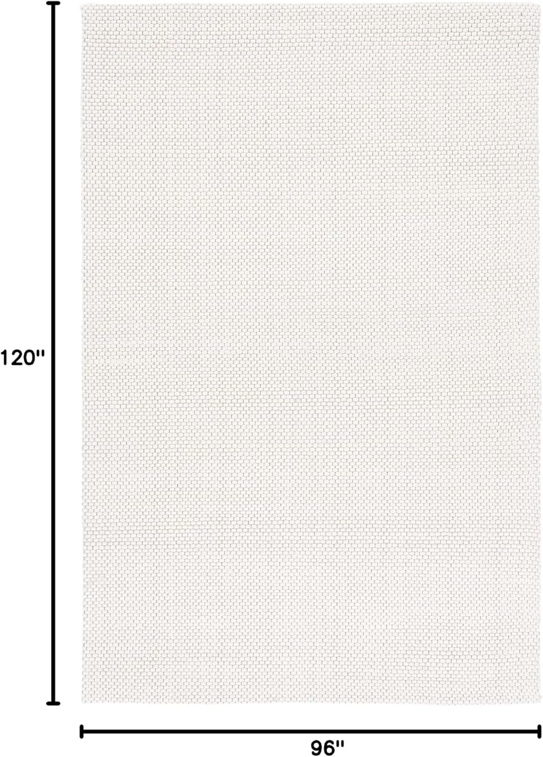 image:imageSAFAVIEH Area Rug 8x10 Natura Collection Large Ivory Handmade Wool Ideal for Living Room Bedroom Dining Space NAT801AIvory