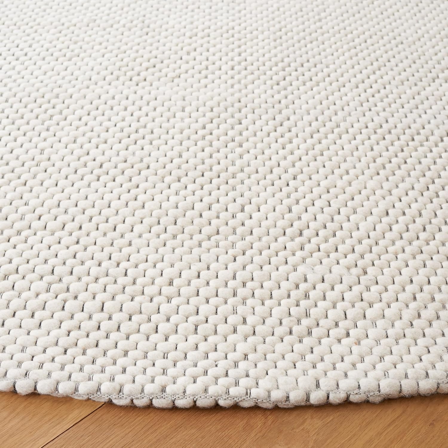 image:imageSAFAVIEH Area Rug 8x10 Natura Collection Large Ivory Handmade Wool Ideal for Living Room Bedroom Dining Space NAT801AIvory