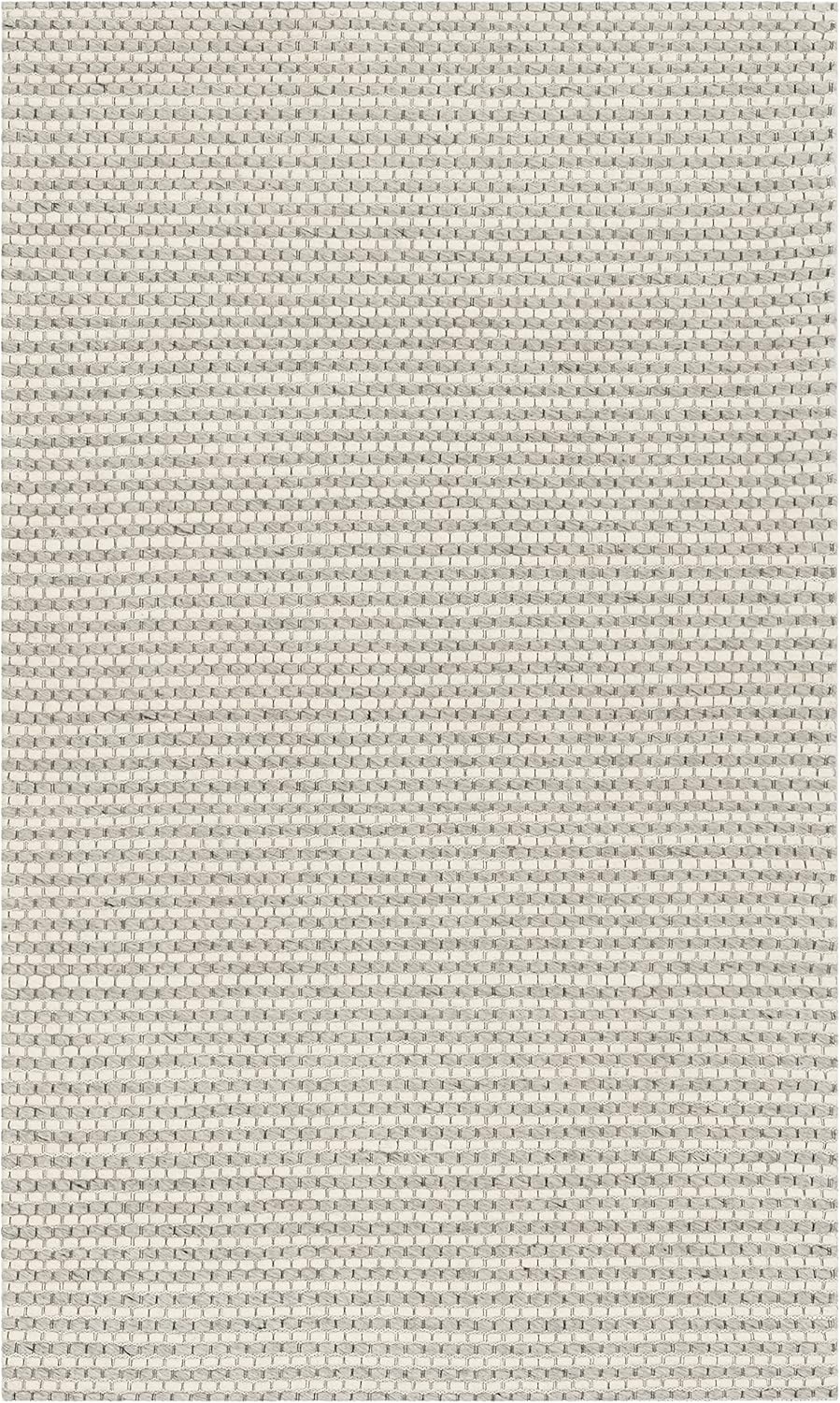 image:imageSAFAVIEH Area Rug 8x10 Natura Collection Large Ivory Handmade Wool Ideal for Living Room Bedroom Dining Space NAT801ASilverIvory