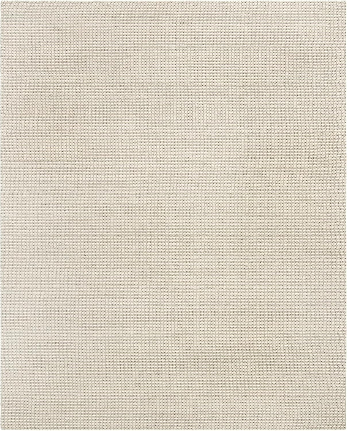 image:imageSAFAVIEH Area Rug 8x10 Natura Collection Large Ivory Handmade Wool Ideal for Living Room Bedroom Dining Space NAT801ASilverIvory