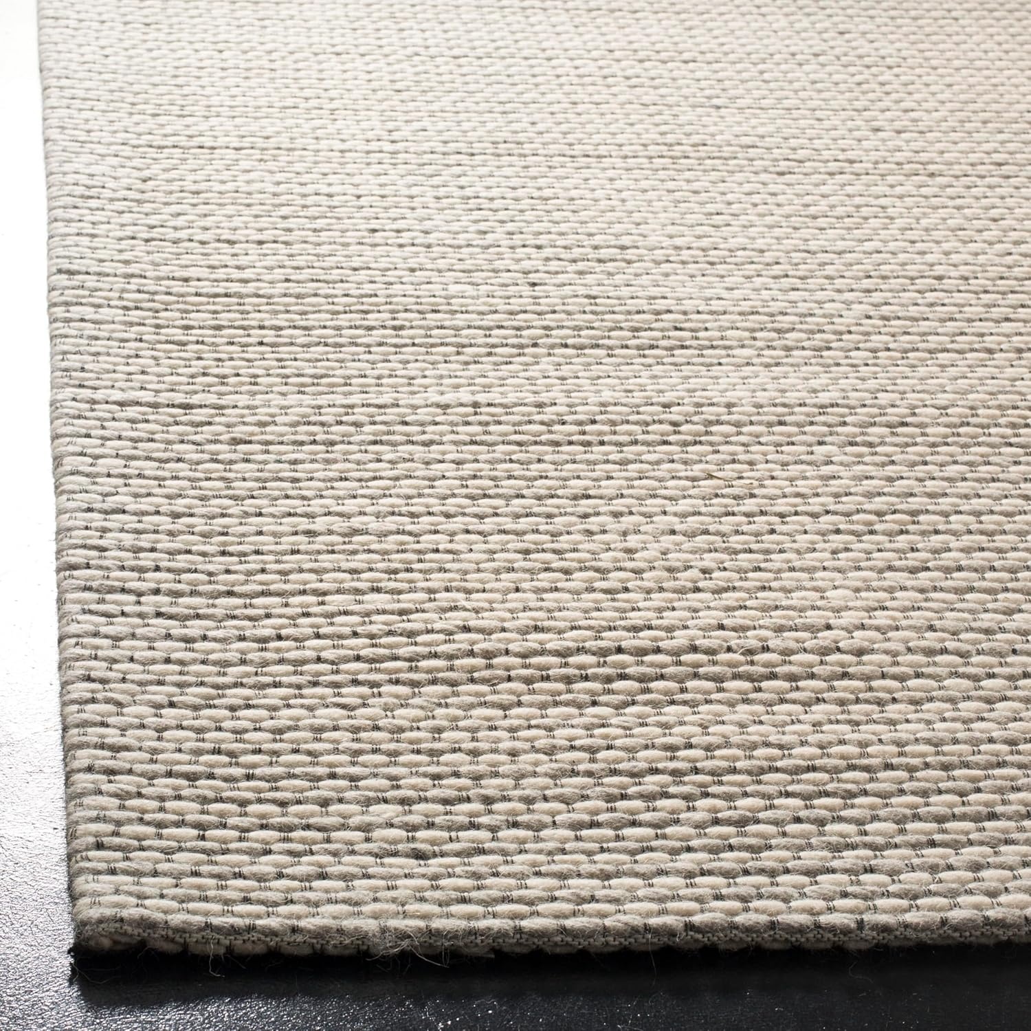 image:imageSAFAVIEH Area Rug 8x10 Natura Collection Large Ivory Handmade Wool Ideal for Living Room Bedroom Dining Space NAT801ASilverIvory