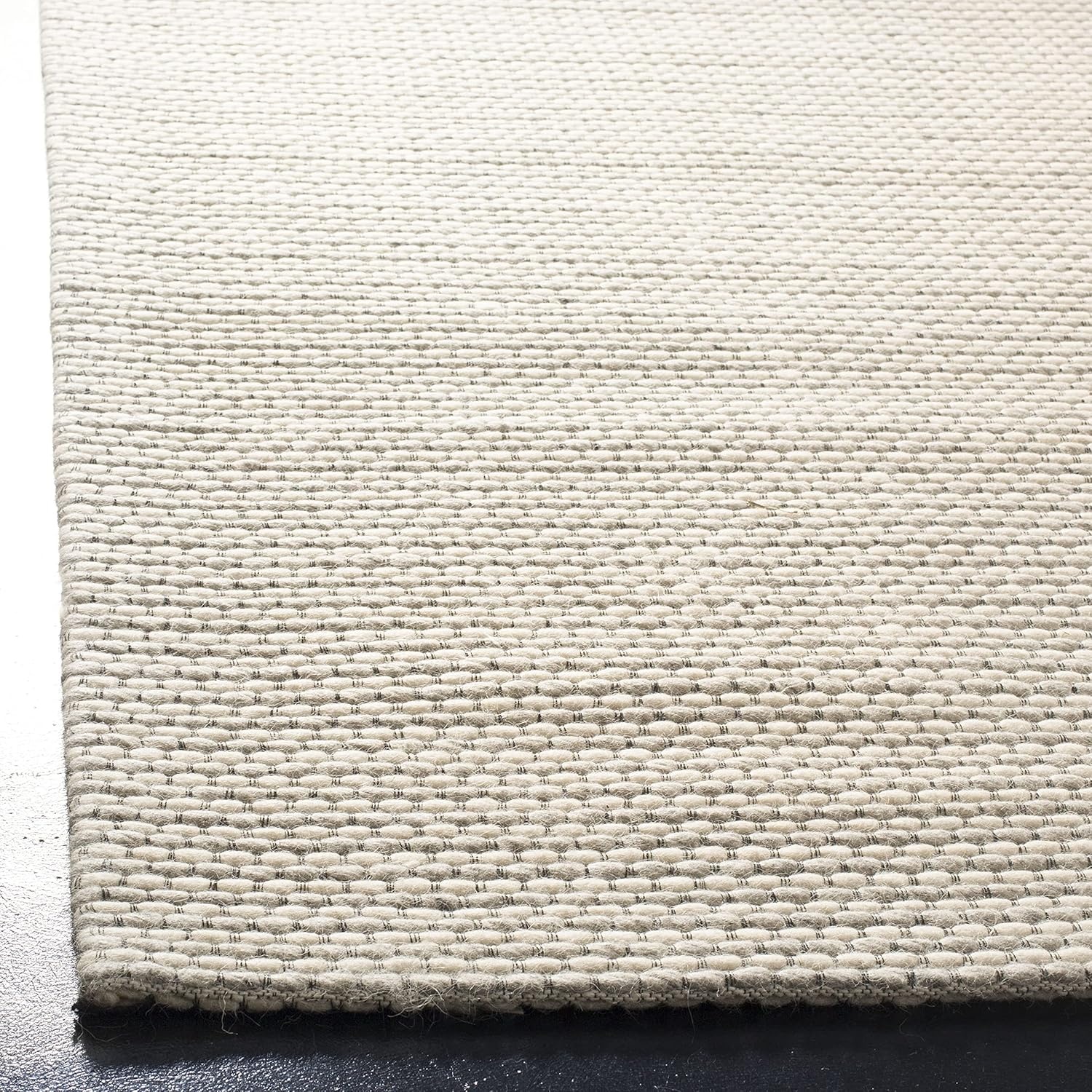 image:imageSAFAVIEH Area Rug 8x10 Natura Collection Large Ivory Handmade Wool Ideal for Living Room Bedroom Dining Space NAT801ASilverIvory