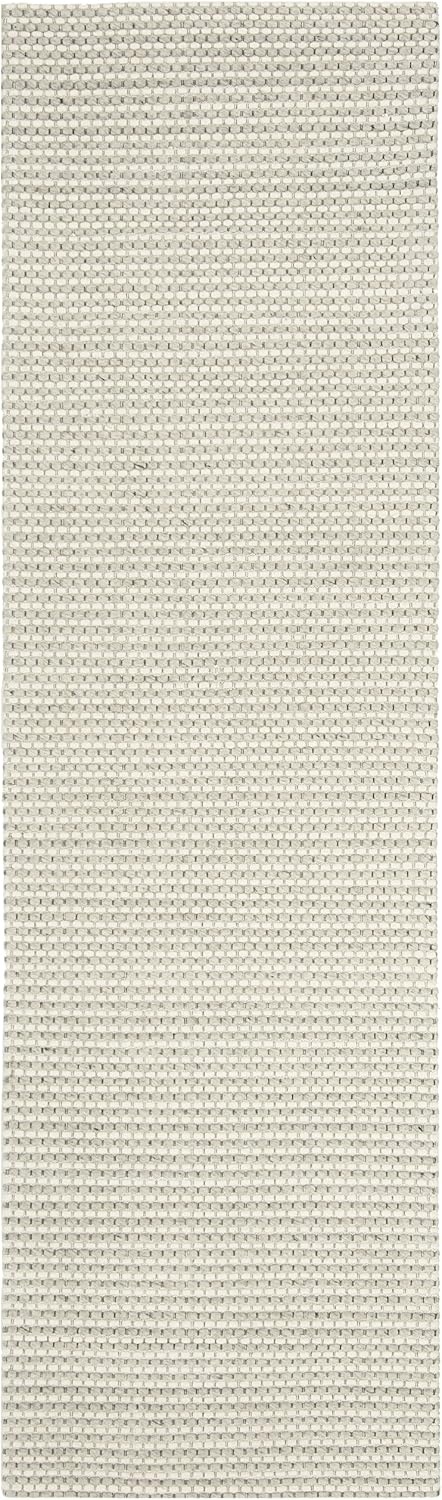 image:imageSAFAVIEH Area Rug 8x10 Natura Collection Large Ivory Handmade Wool Ideal for Living Room Bedroom Dining Space NAT801ASilverIvory