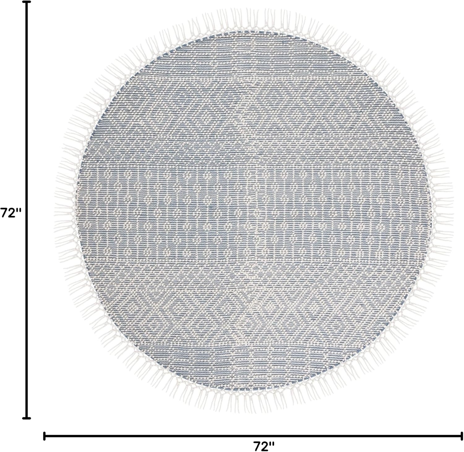 image:imageSAFAVIEH Area Rug 8x10 Natura Collection Large Ivory Handmade Wool Moroccan Boho Fringe Design Ideal for Living Room Bedroom Dining Space NAT852BIvoryGrey