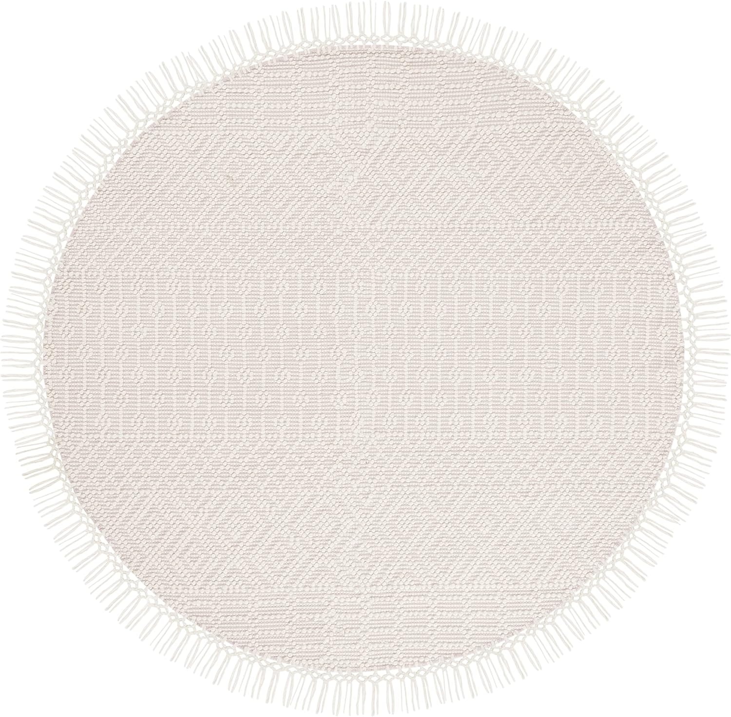 image:imageSAFAVIEH Area Rug 8x10 Natura Collection Large Ivory Handmade Wool Moroccan Boho Fringe Design Ideal for Living Room Bedroom Dining Space NAT852BIvory