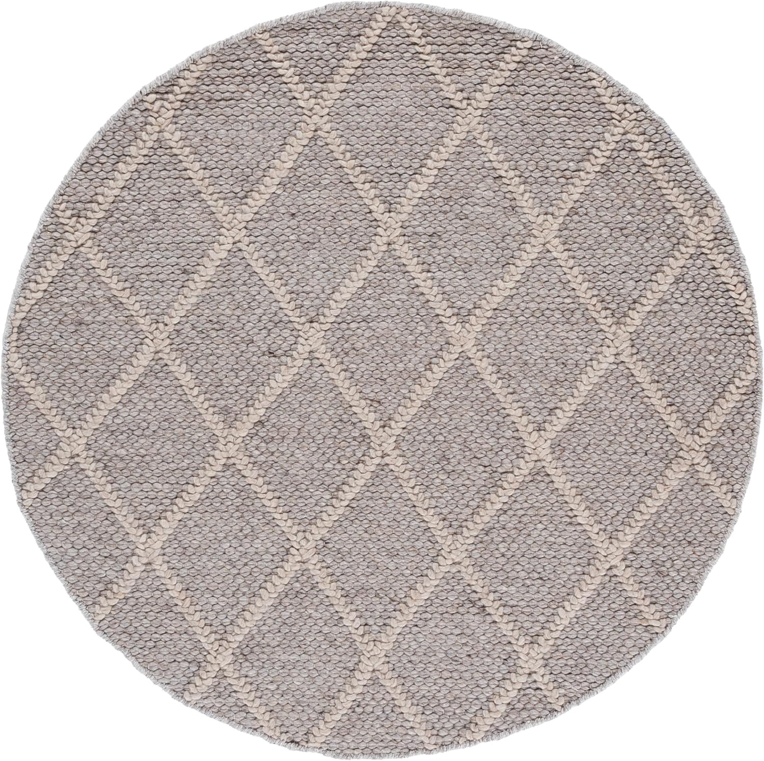 image:imageSAFAVIEH Area Rug 8x10 Natura Collection Large Ivory amp Ivory Handmade Wool amp Viscose Ideal for Living Room Bedroom Dining Space NAT310AGrey