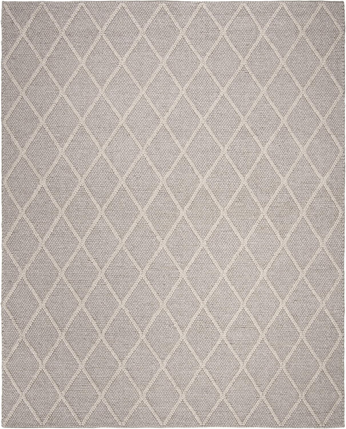 image:imageSAFAVIEH Area Rug 8x10 Natura Collection Large Ivory amp Ivory Handmade Wool amp Viscose Ideal for Living Room Bedroom Dining Space NAT310AGrey
