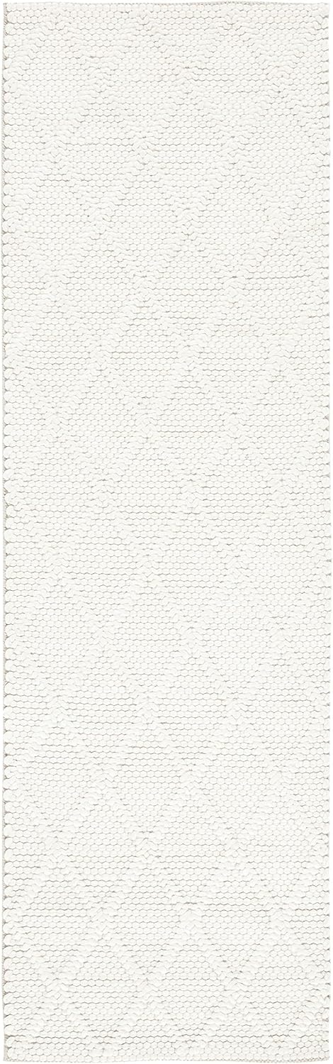 image:imageSAFAVIEH Area Rug 8x10 Natura Collection Large Ivory amp Ivory Handmade Wool amp Viscose Ideal for Living Room Bedroom Dining Space NAT310AIvory