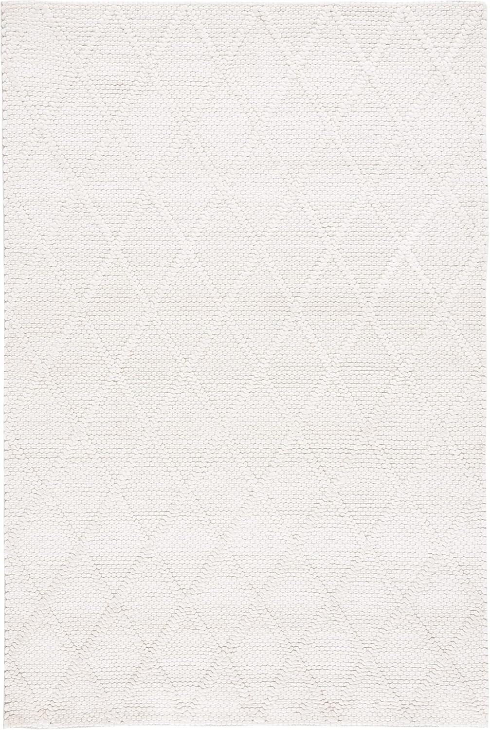image:imageSAFAVIEH Area Rug 8x10 Natura Collection Large Ivory amp Ivory Handmade Wool amp Viscose Ideal for Living Room Bedroom Dining Space NAT310AIvory