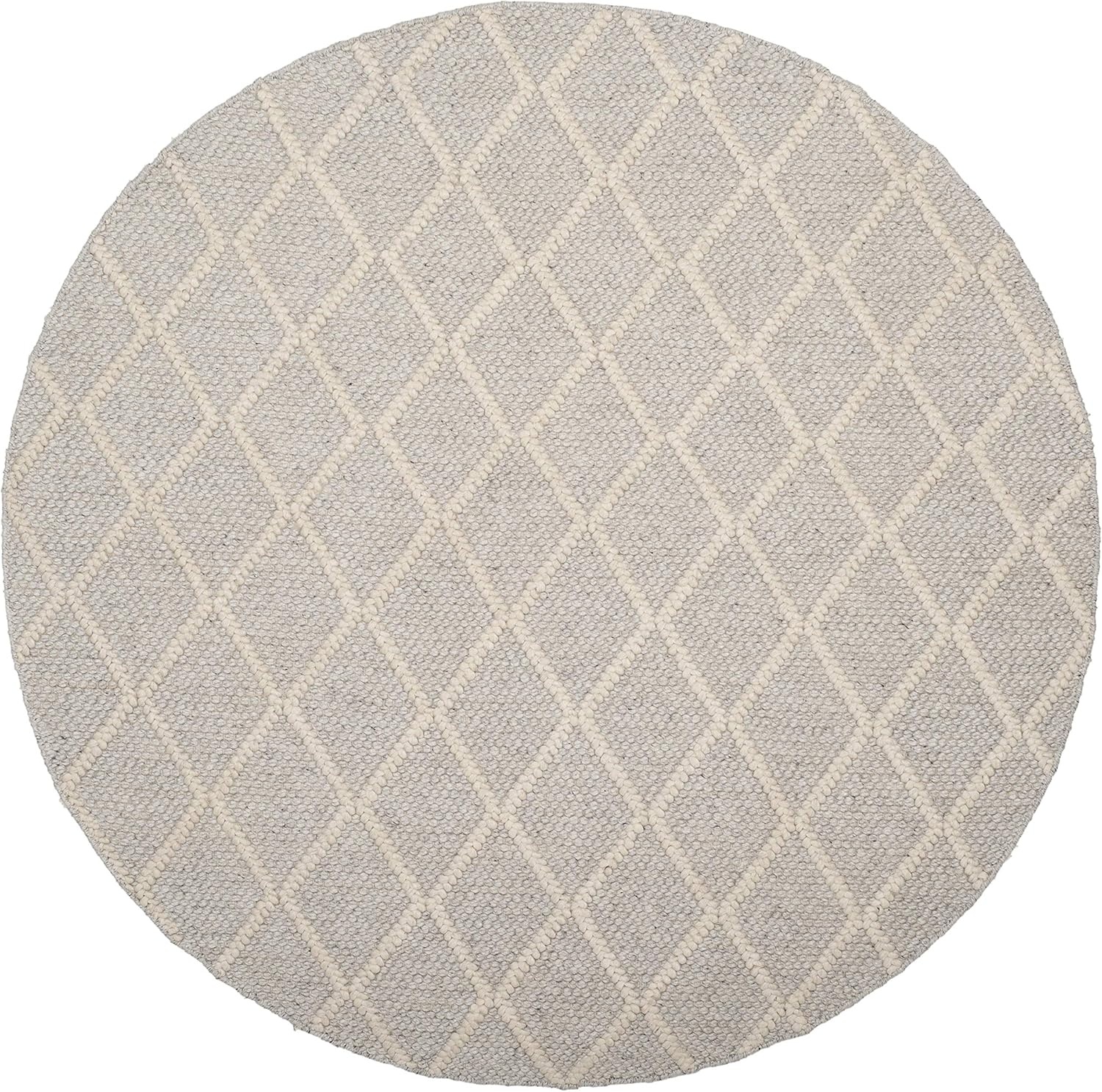 image:imageSAFAVIEH Area Rug 8x10 Natura Collection Large Ivory amp Ivory Handmade Wool amp Viscose Ideal for Living Room Bedroom Dining Space NAT310ASilverIvory