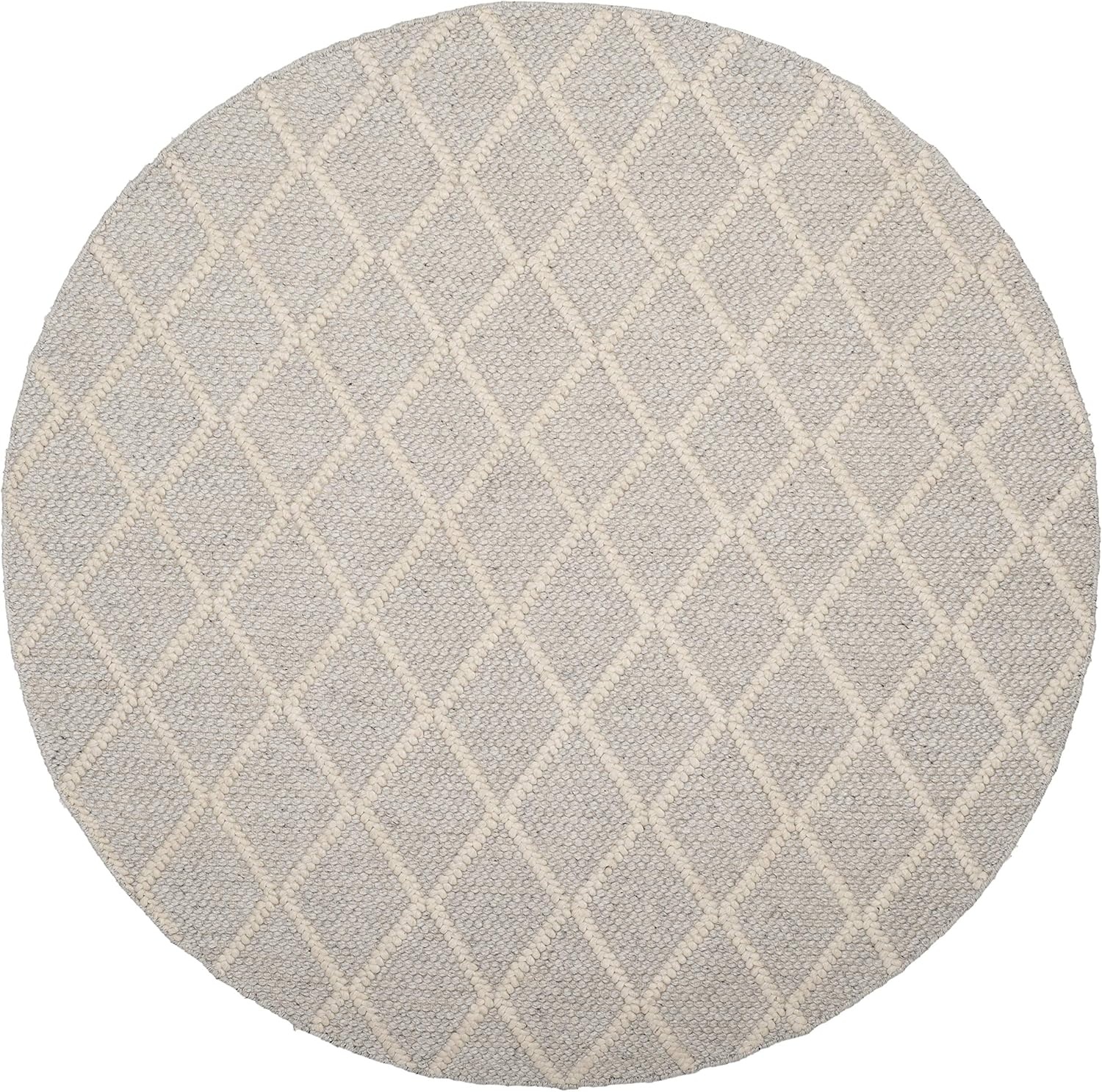 image:imageSAFAVIEH Area Rug 8x10 Natura Collection Large Ivory amp Ivory Handmade Wool amp Viscose Ideal for Living Room Bedroom Dining Space NAT310ASilverIvory