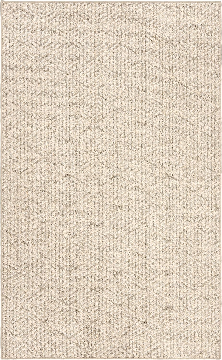 image:imageSAFAVIEH Area Rug 8x10 Palm Beach Collection Large Beige amp Beige Sisal Jacquard Weave Ideal for Living Room Bedroom Office Dining Space PAB360ABeige