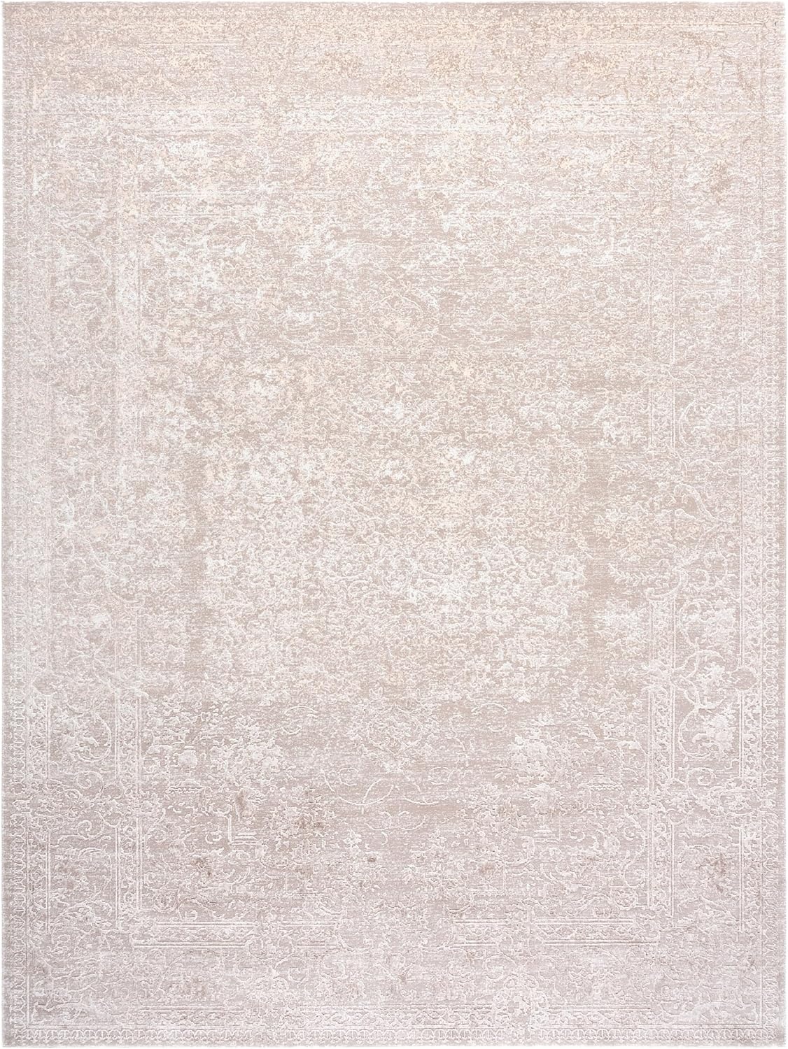 image:imageSAFAVIEH Area Rug 8x10 Reflection Collection Large Cream amp Ivory NonShedding amp Easy Cleaning Ideal for Living Room Bedroom Dining Space RFT664DCremeIvory