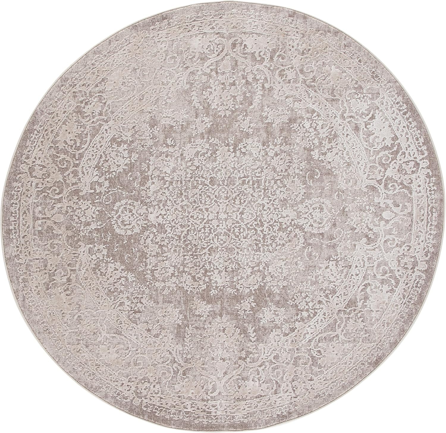 image:imageSAFAVIEH Area Rug 8x10 Reflection Collection Large Cream amp Ivory NonShedding amp Easy Cleaning Ideal for Living Room Bedroom Dining Space RFT664DBeigeCream