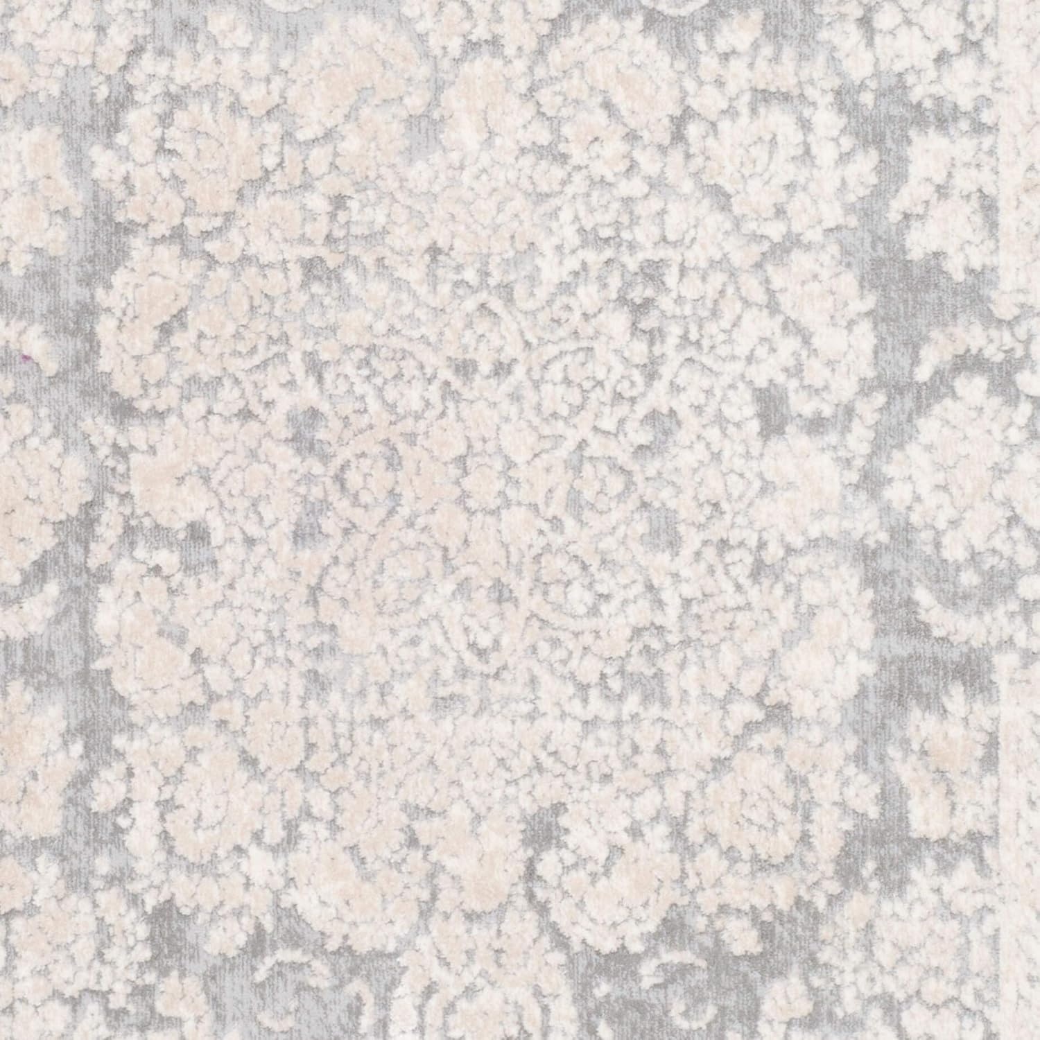 image:imageSAFAVIEH Area Rug 8x10 Reflection Collection Large Cream amp Ivory NonShedding amp Easy Cleaning Ideal for Living Room Bedroom Dining Space RFT664DLight GreyCream