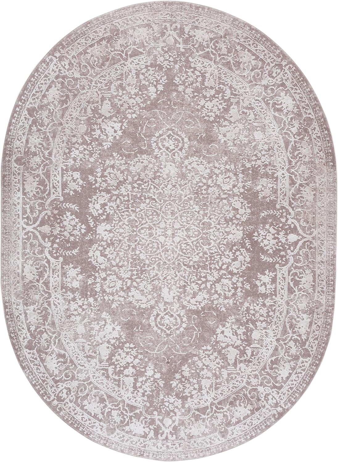 image:imageSAFAVIEH Area Rug 8x10 Reflection Collection Large Cream amp Ivory NonShedding amp Easy Cleaning Ideal for Living Room Bedroom Dining Space RFT664DBeigeCream