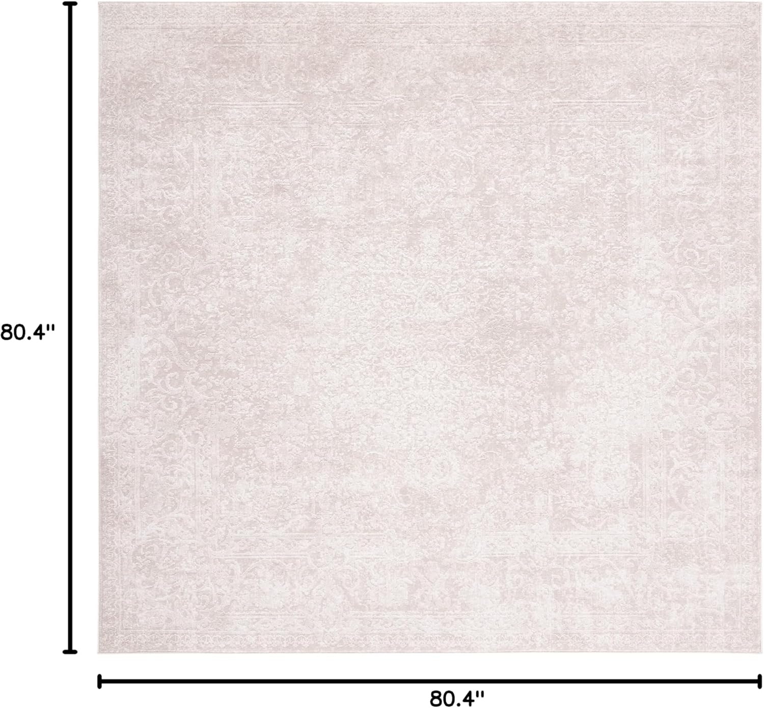 image:imageSAFAVIEH Area Rug 8x10 Reflection Collection Large Cream amp Ivory NonShedding amp Easy Cleaning Ideal for Living Room Bedroom Dining Space RFT664DCremeIvory