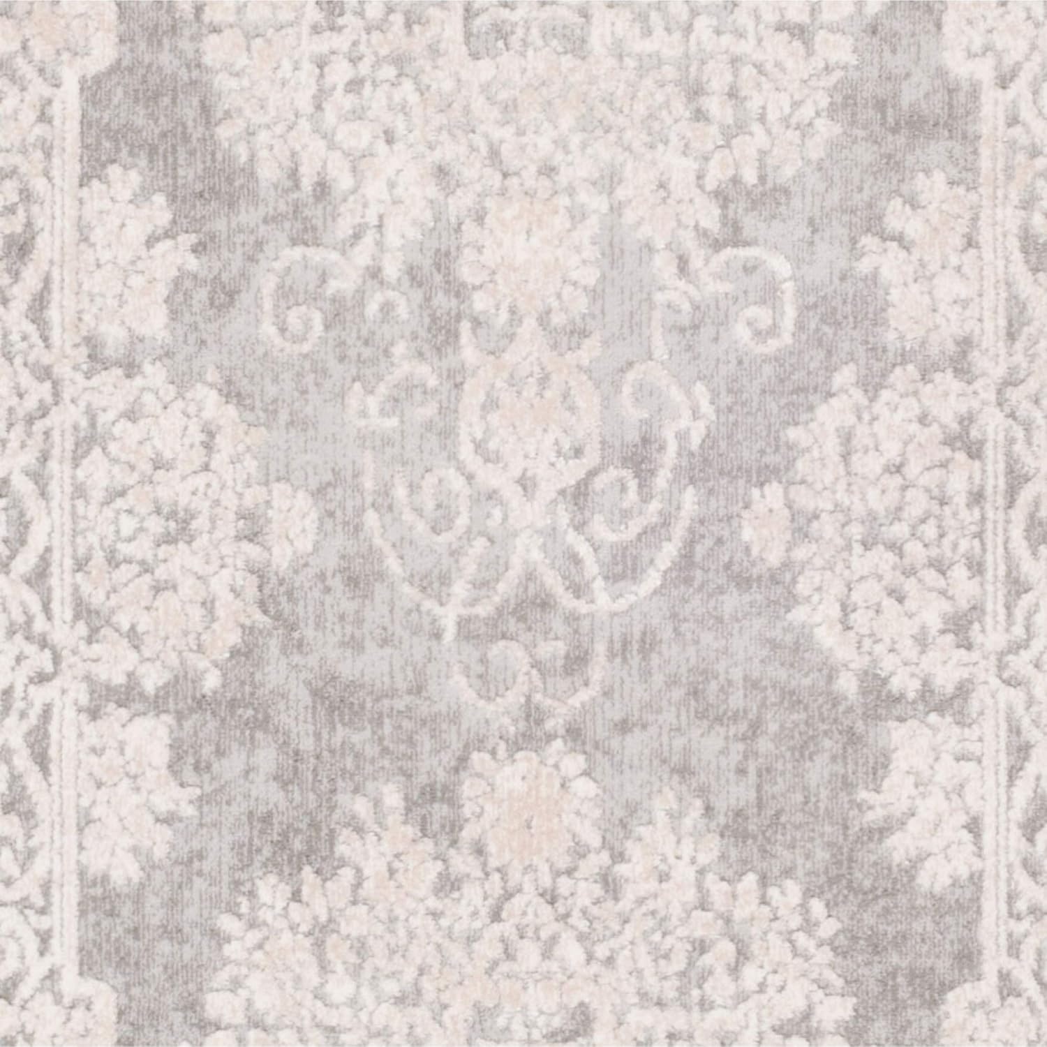 image:imageSAFAVIEH Area Rug 8x10 Reflection Collection Large Cream amp Ivory NonShedding amp Easy Cleaning Ideal for Living Room Bedroom Dining Space RFT664DLight GreyCream