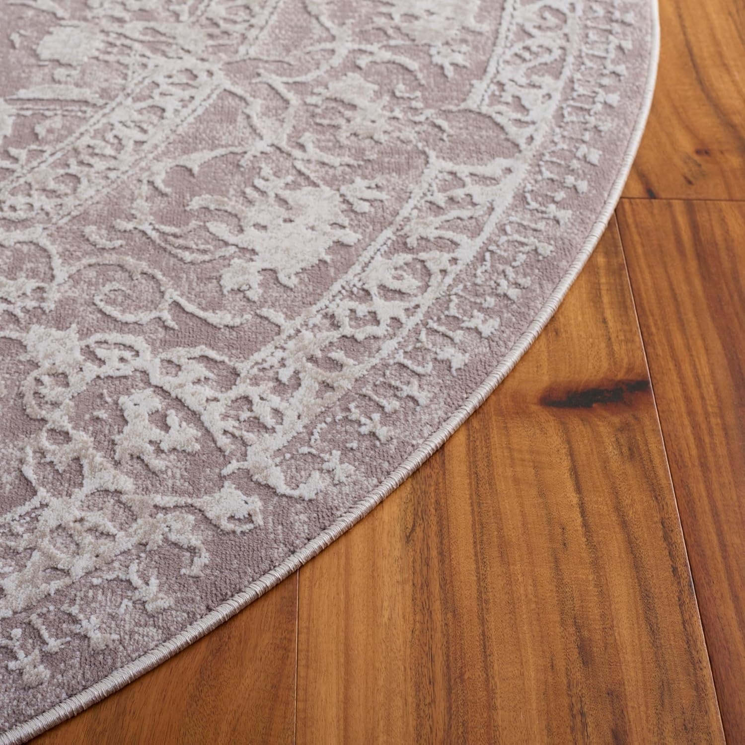 image:imageSAFAVIEH Area Rug 8x10 Reflection Collection Large Cream amp Ivory NonShedding amp Easy Cleaning Ideal for Living Room Bedroom Dining Space RFT664DBeigeCream