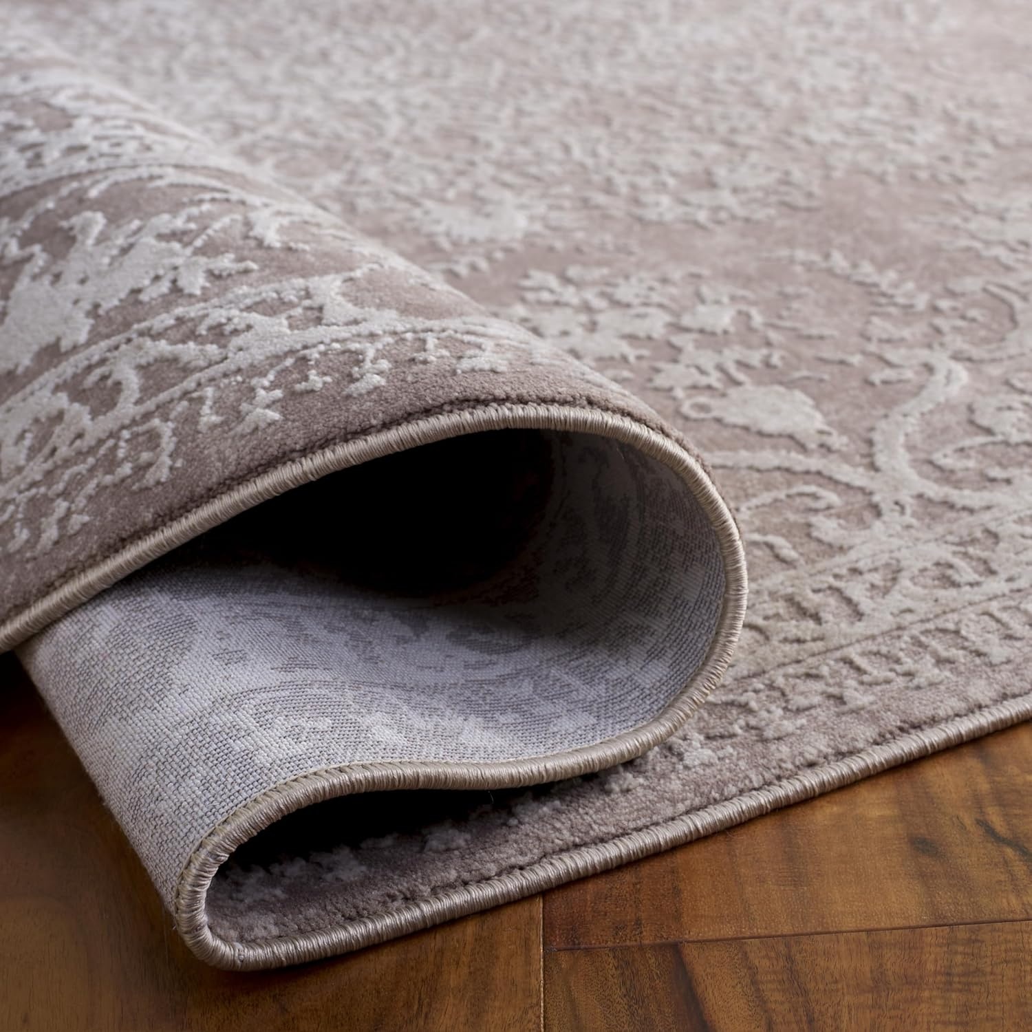 image:imageSAFAVIEH Area Rug 8x10 Reflection Collection Large Cream amp Ivory NonShedding amp Easy Cleaning Ideal for Living Room Bedroom Dining Space RFT664DBeigeCream